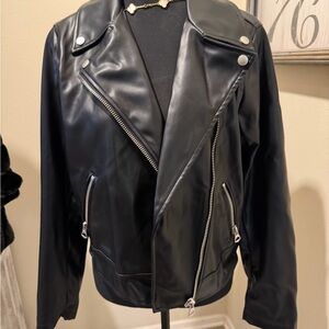 Black Pleather Jacket